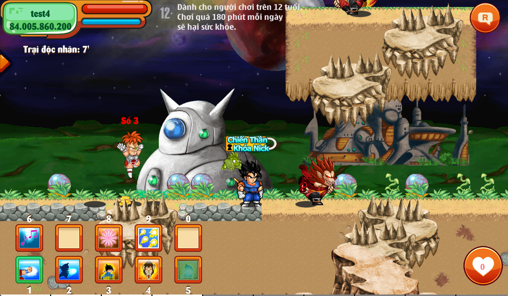 Săn boss Hirudegarn hồi sinh ngọc rồng