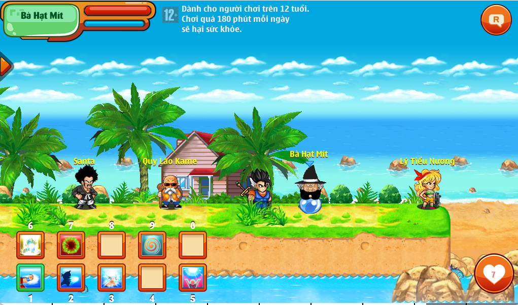 Bản đồ Đảo Kame trong game NRO lậu 7NRO