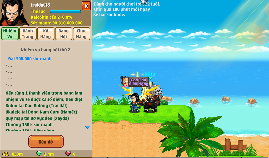 Nhiệm vụ chính tuyến game 7nro